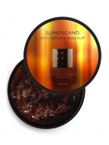 SLIMERICANO cахарный антицеллюлитный скраб для тела с кофеином и маслом корицы