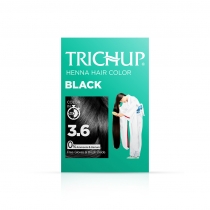 Trichup Henna натуральная краска для волос на основе хны цвет черный